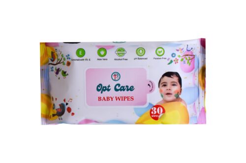 OptCare Baby Wet Wipes: Gentle Cleansing for Babies, 30-Pack