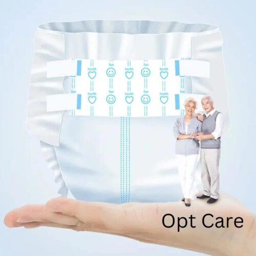 Premium Quality OptCare Adult Diapers: Comfortable Fit, Large Size (10 Pieces / Pack)