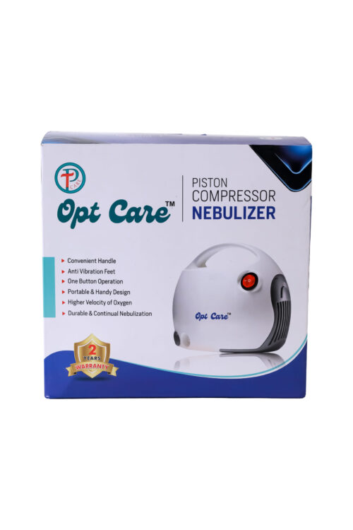 OptCare Premium Piston Compressor Nebulizer for Respiratory Health Premium Nebulizer