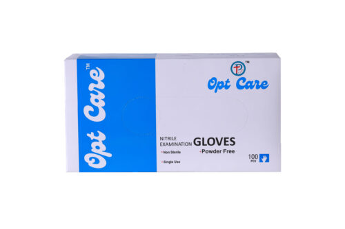 OptCare Nitrile Examination Gloves - 50 Pair Box, Powder Free