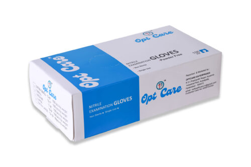 OptCare Nitrile Examination Gloves - 50 Pair Box - Medical Grade - Latex-Free