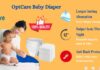 OptCare Baby Diapers with superior absorption, anti-rash protection, and 12-hour leak-free comfort for peaceful nights.