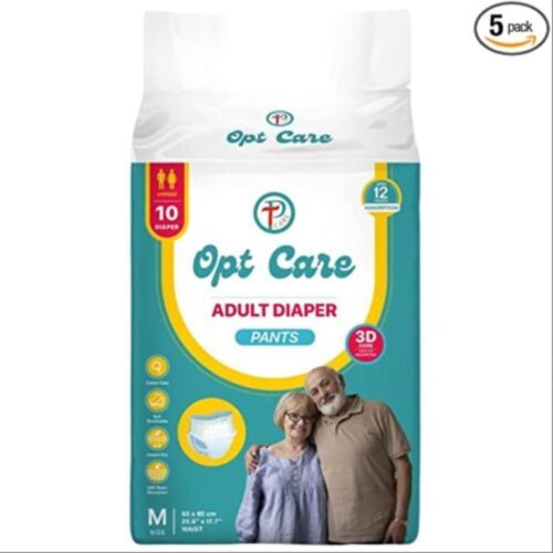 Opt Care Premium Adult Pull-Up Diapers for maximum comfort, superior absorbency, and reliable protection in a convenient pull-up design.